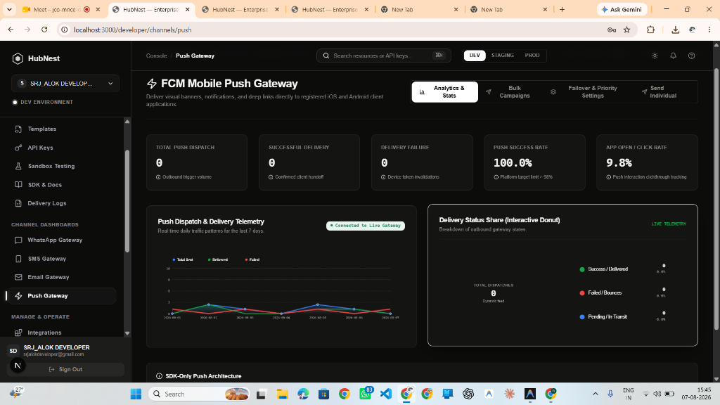 Step 3: Paste Firebase Service Account Key JSON & Priority Rank