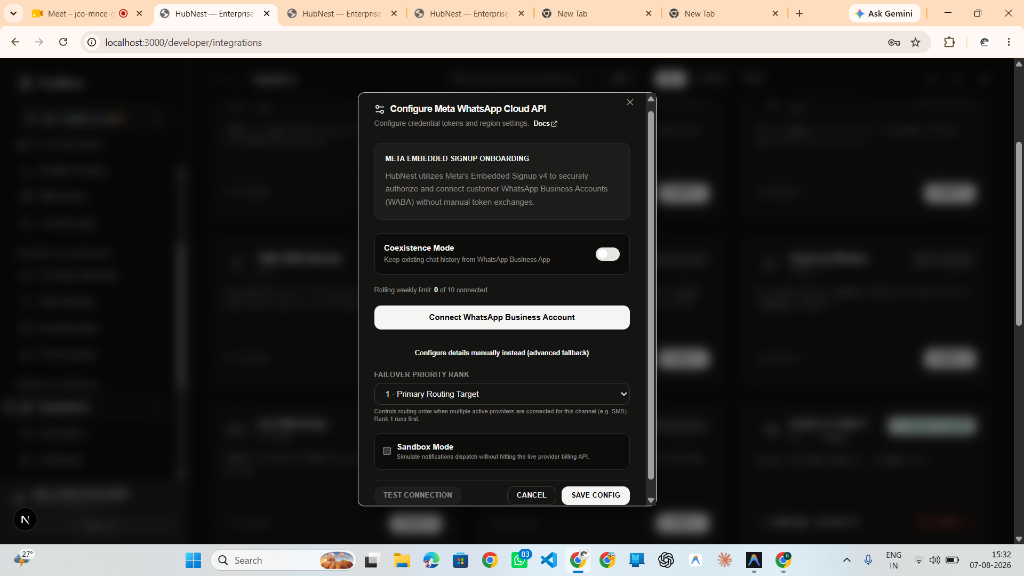 Step 3: Meta Embedded Signup Onboarding